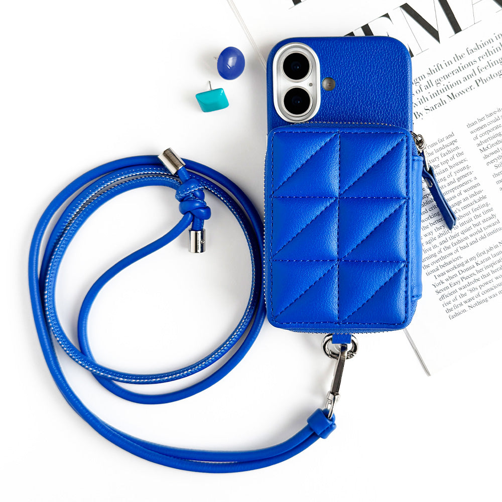 Mag Shoulder Mini Wallet (blue)