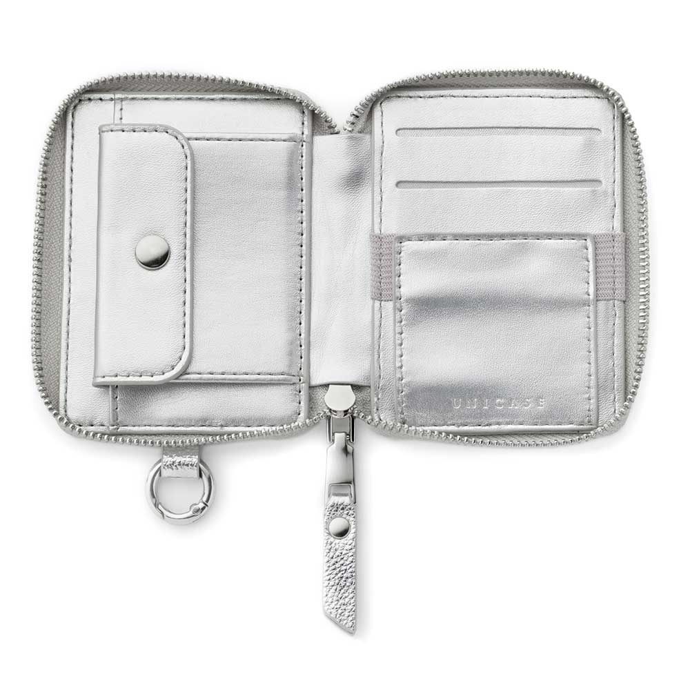 Mag Shoulder Mini Wallet (silver)