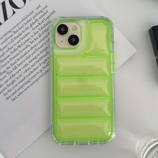 ダウンクリアケース (ネオングリーン)