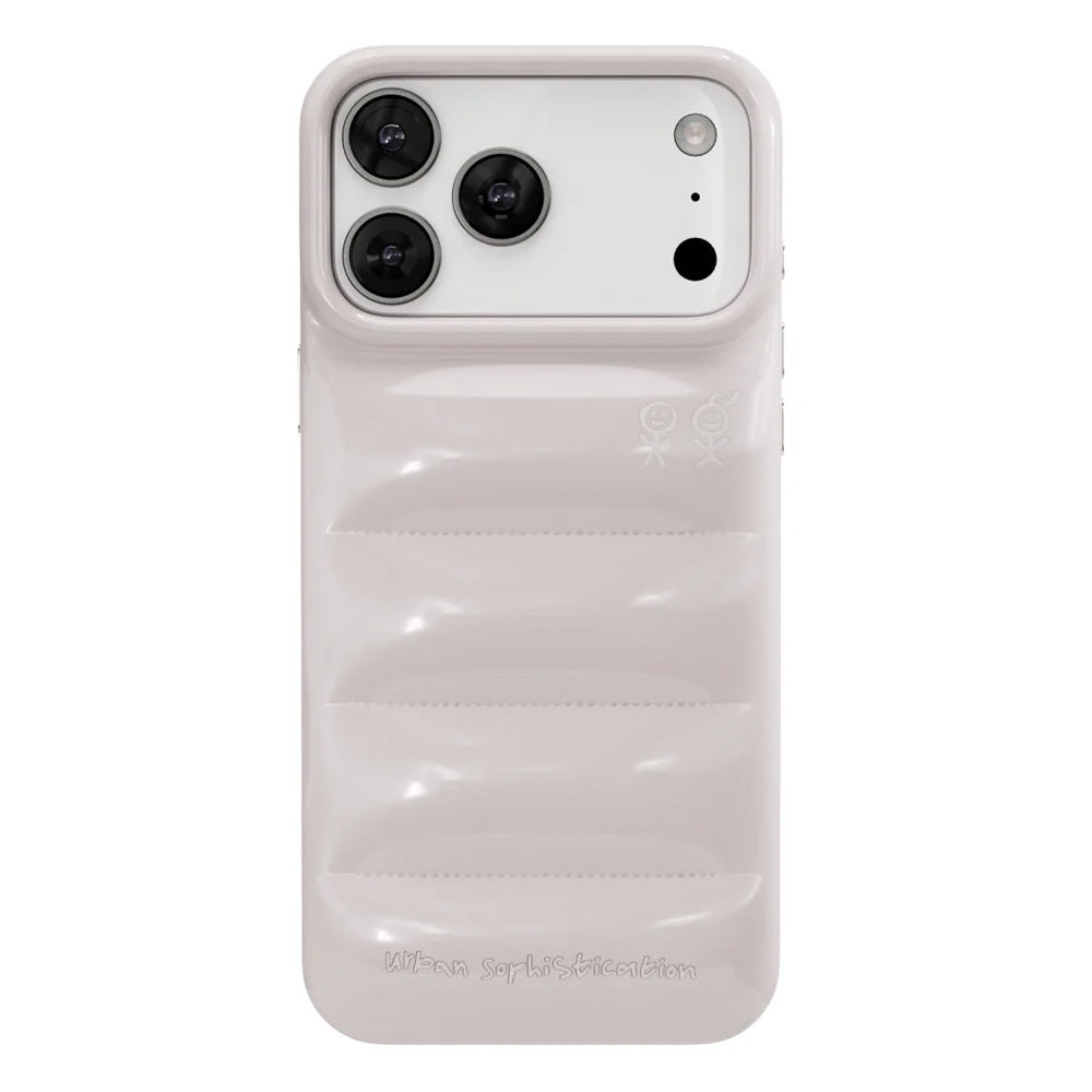 The Puffer Case - Oat Milk / iPhone 16用 THE PUFFER CASE (OAT MILK) – UNiCASE