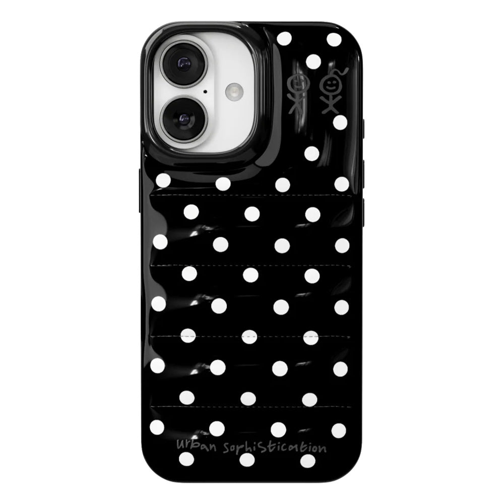 urban Polka Dots スマホケース iPhone13 THE PUFFER CASE (POLKA DOTS) – UNiCASE