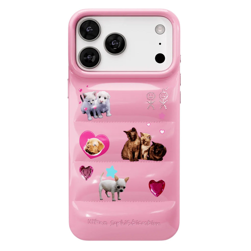 【正規品】The Puffer Case® - Puppy Crush 17対応 THE PUFFER CASE (PUPPY CRUSH) – UNiCASE