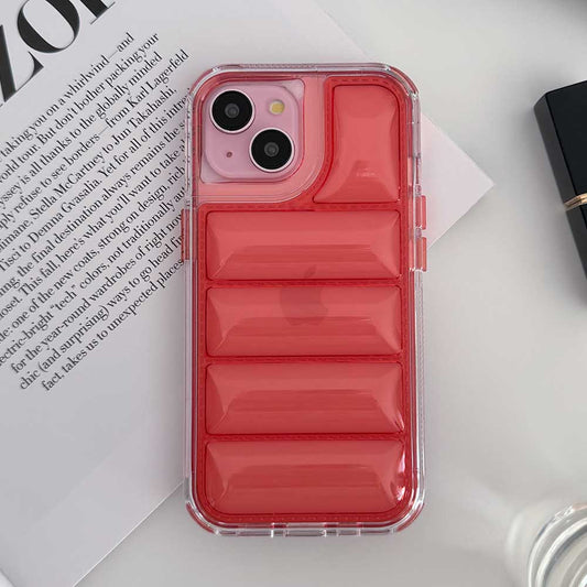 ダウンクリアケース (レッド)