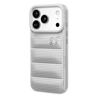 THE PUFFER CASE (RHINESTONES IN SILVER)