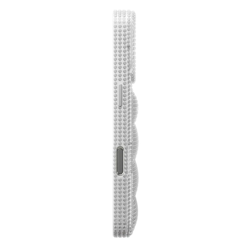 THE PUFFER CASE (RHINESTONES IN SILVER) – UNiCASE