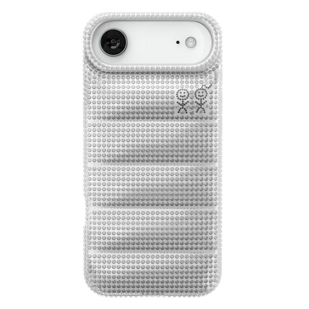 THE PUFFER CASE (RHINESTONES IN SILVER)