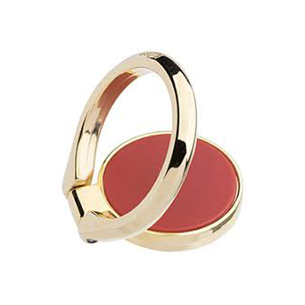 salisty(サリスティ)マットカラースマートフォンリング (コーラルレッド)