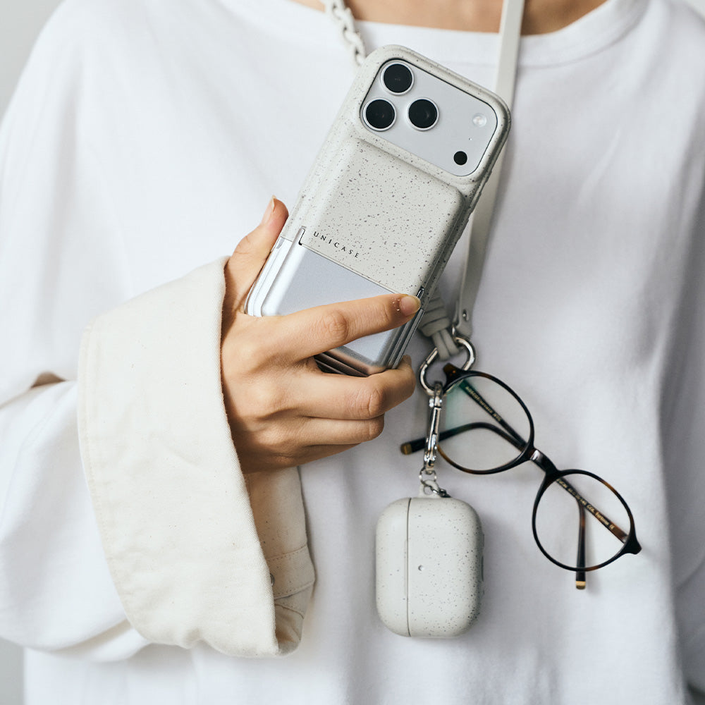 Stone AirPods Pro3 Case  (gray)