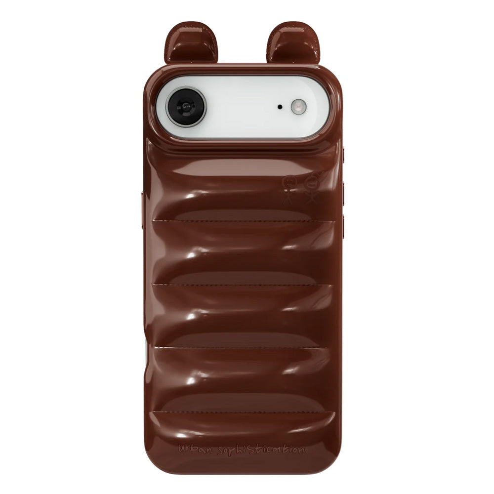 正規品urbansophistication iphone13ケース テディベア ☆UrbanSophistication☆The PUFFER CASE☆Teddy Bear (Urban