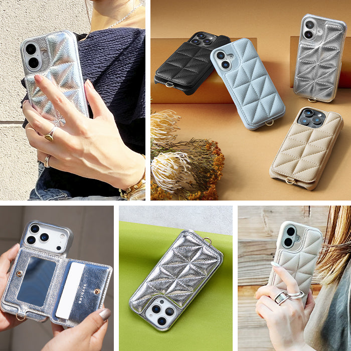 Triangle Puffy Case (black)