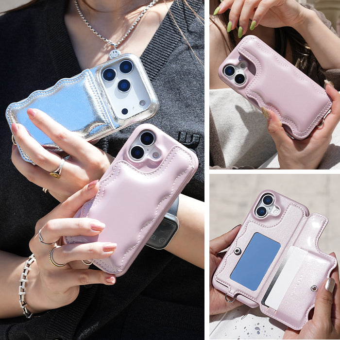 Wavy Puff Case (silver) – UNiCASE
