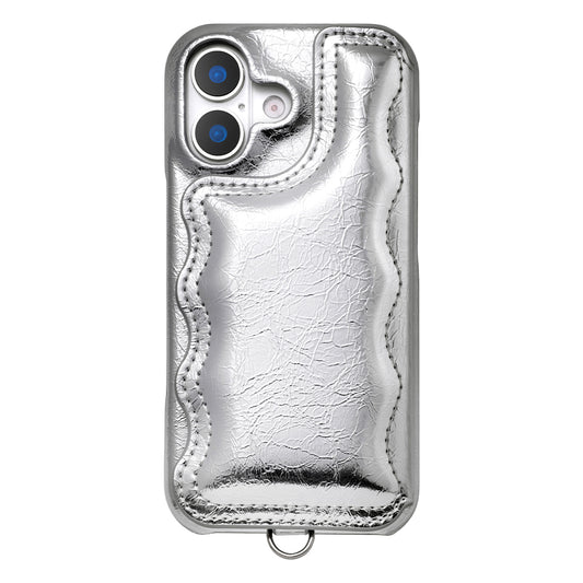 Wavy Puff Case (silver)