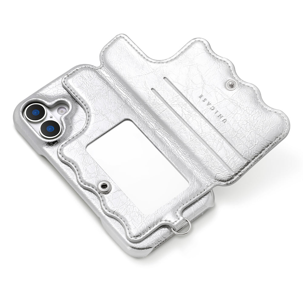 Wavy Puff Case (silver)