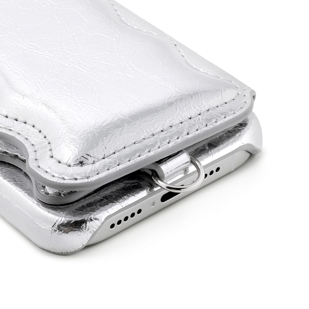 Wavy Puff Case (silver) – UNiCASE