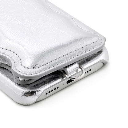 Wavy Puff Case (silver)