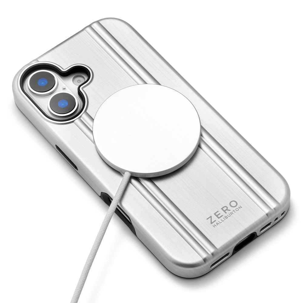 ZERO HALLIBURTON アルミニウム iPhoneケース Accessories | Hybrid Shockproof Flip Case for iPhone 17 Pro (6.3