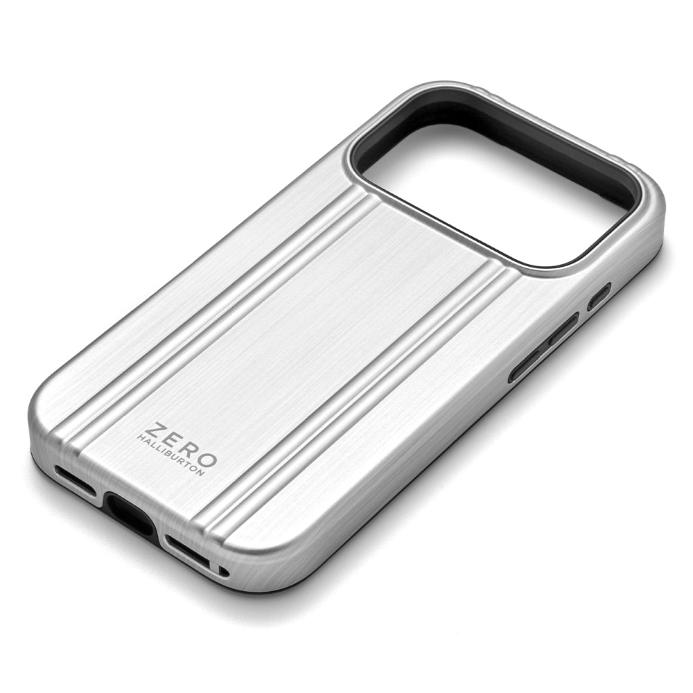 ZERO HALLIBURTON シルバー iPhone SEケース 【公式通販】