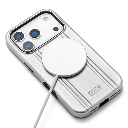 ZERO HALLIBURTON Hybrid Shockproof Case (Matte Silver)