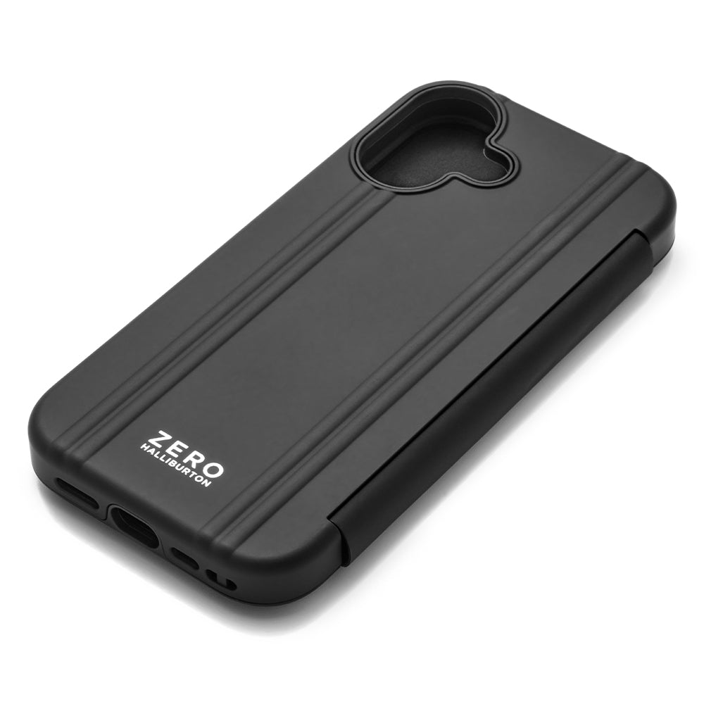 ZERO HALLIBURTON Hybrid Shockproof Flip Case (Black)