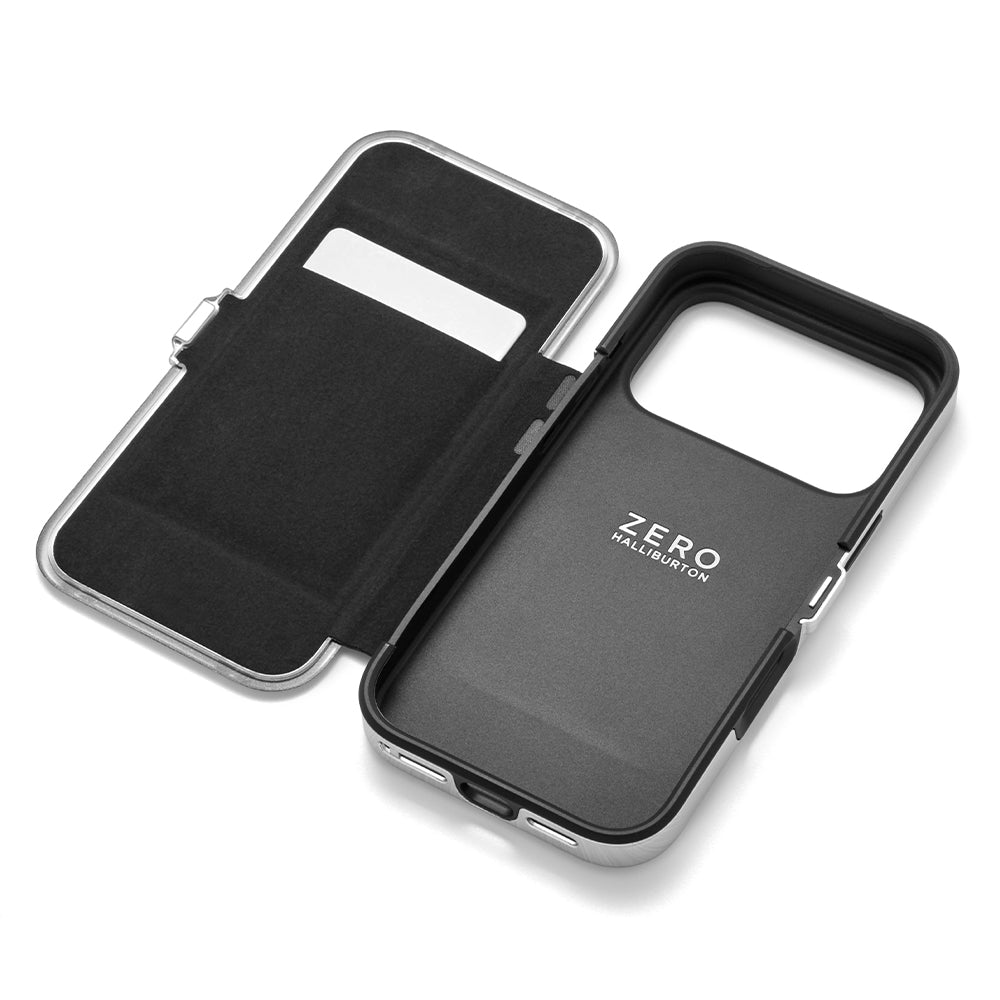 ZERO HALLIBURTON Hybrid Shockproof Flip Case (Steel Blue)