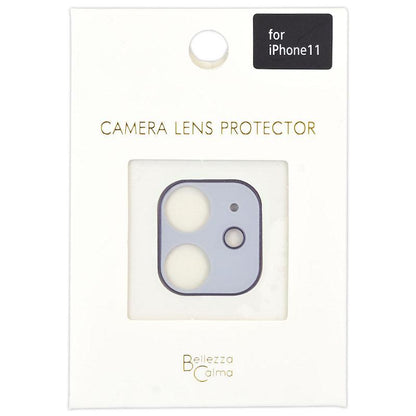 【iPhone 11専用】Protection GlassiPhoneカメラ 保護ガラス(パープル)
