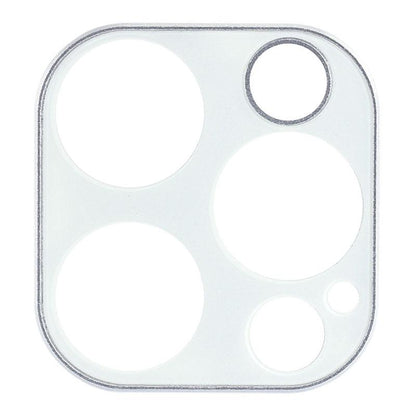 ANTI-REFRECTION カメラ保護ガラス iPhoneカメラレンズカバー(ホワイト)