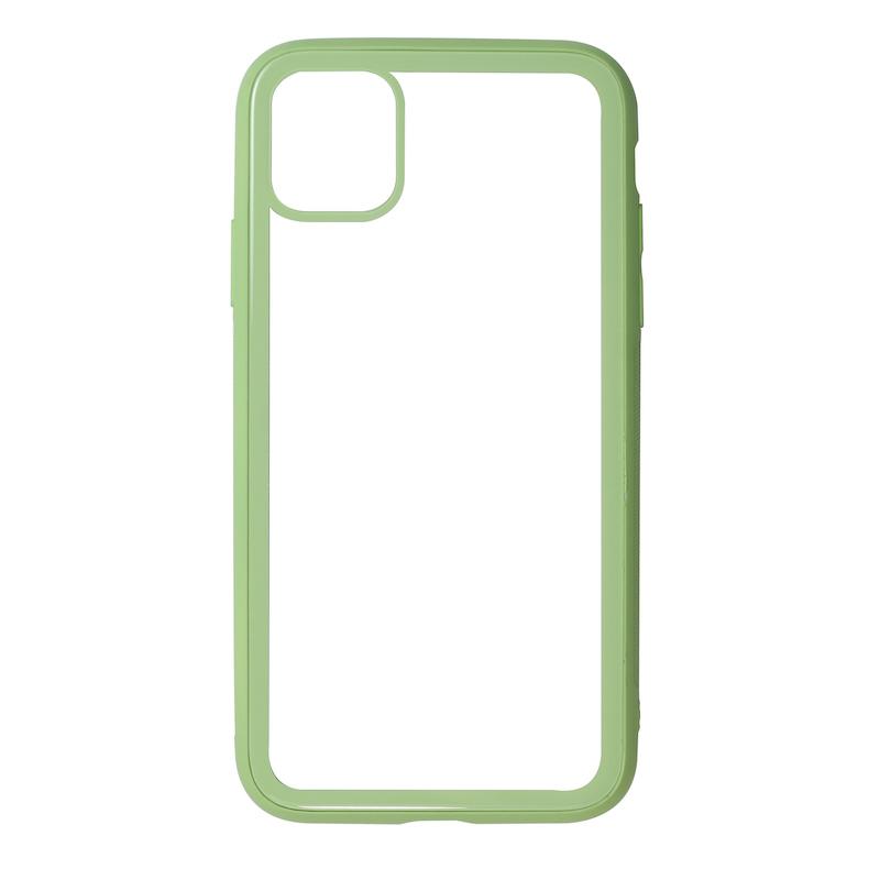 【iPhone 11専用】CreekGlass iPhone 背面ケース(グリーン)