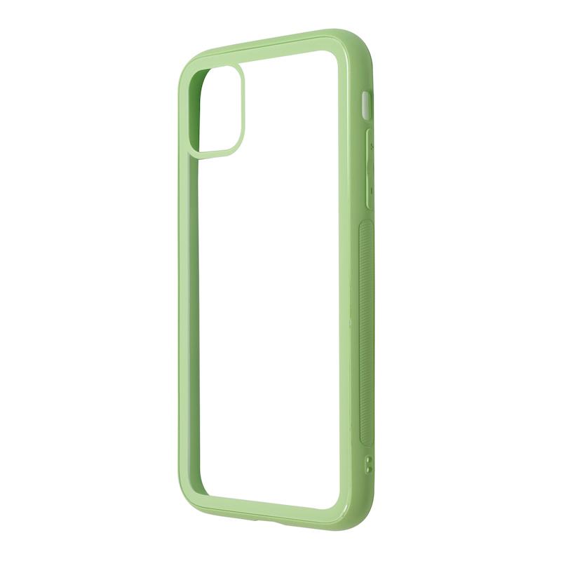 【iPhone 11専用】CreekGlass iPhone 背面ケース(グリーン)