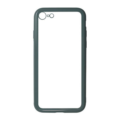 【iPhone SE(第3世代)/SE(第2世代)/8/7専用】CreekGlass iPhone 背面ケース(ダークグリーン)