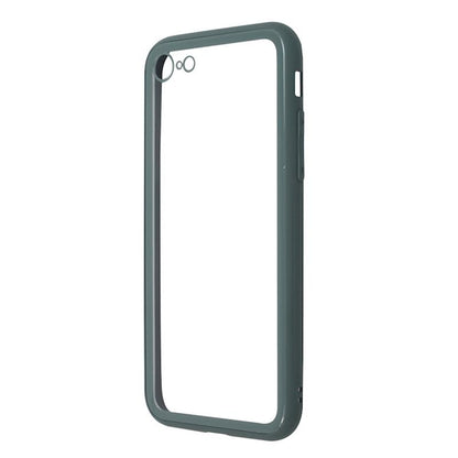 【iPhone SE(第3世代)/SE(第2世代)/8/7専用】CreekGlass iPhone 背面ケース(ダークグリーン)