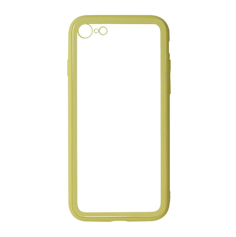 【iPhone SE(第3世代)/SE(第2世代)/8/7専用】CreekGlass iPhone 背面ケース(イエロー)