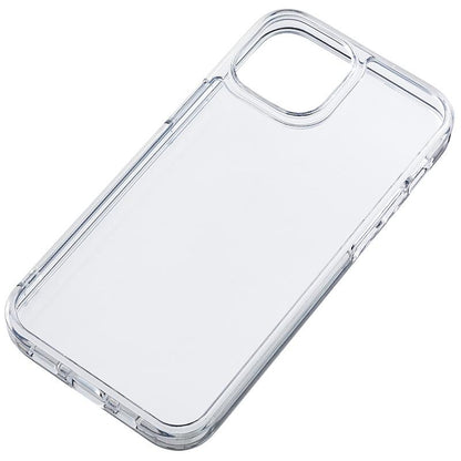 【iPhone 13 mini専用】ガラスハイブリッド iPhone 背面ケース(クリア)