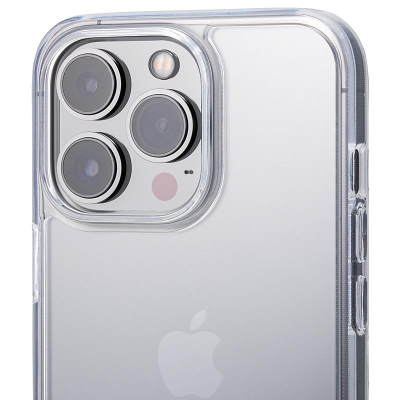 【iPhone 13 Pro専用】ガラスハイブリッド iPhone 背面ケース(クリア)