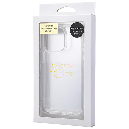 【iPhone 13 Pro専用】ガラスハイブリッド iPhone 背面ケース(クリア)