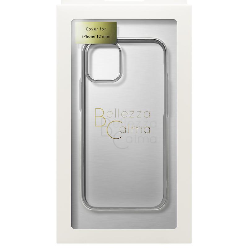 【iPhone 12 mini専用】サイドメッキクリア iPhone 背面ケース(シルバー)