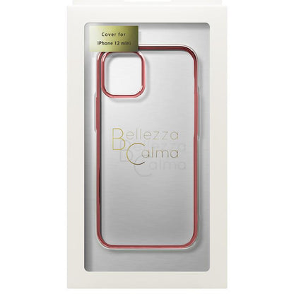 【iPhone 12 mini専用】サイドメッキクリア iPhone 背面ケース(ローズゴールド)