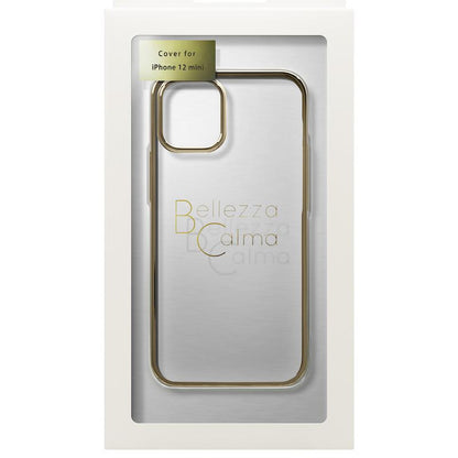 【iPhone 12 mini専用】サイドメッキクリア iPhone 背面ケース(ゴールド)