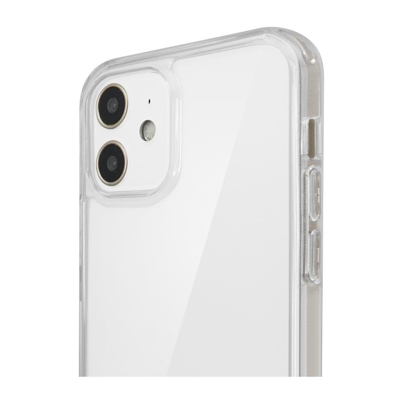 【iPhone 12/12 Pro専用】ガラスハイブリッド iPhone 背面ケース(クリア)