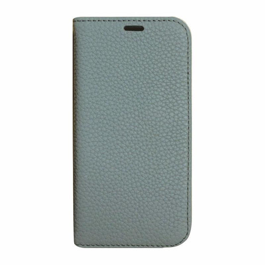 【iPhone 12/12 Pro専用】REAL LEATHER iPhone 手帳型ケース(ブルー)