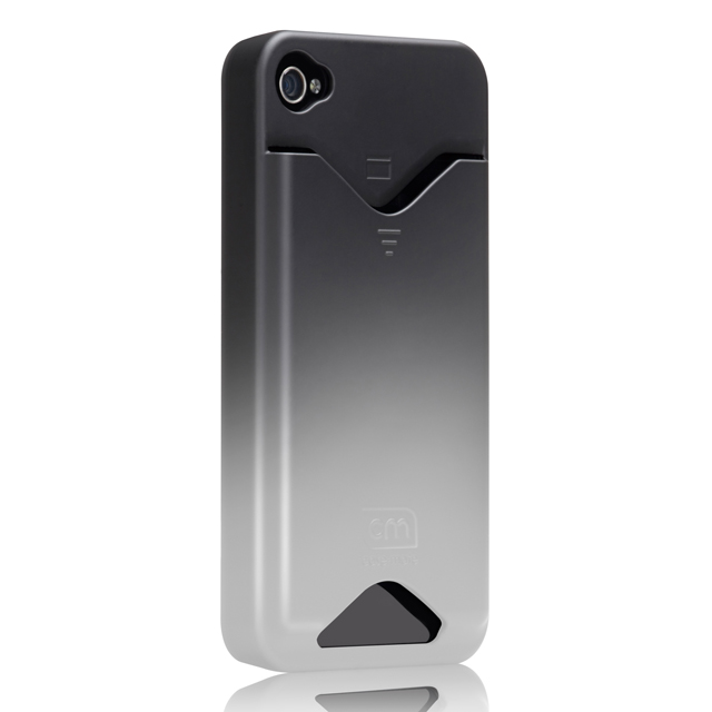 iPhone 4S/4 兼用 カードホルダー付ハードケース ID Case マット・ロイヤル・シルバーサブ画像