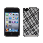 iPod Touch 4 Fitted - TartanPlaid White