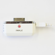 iWALK1500 モバイルバッテリー for iPhone＆iPod ディスプレイスタンド付 (ホワイト)