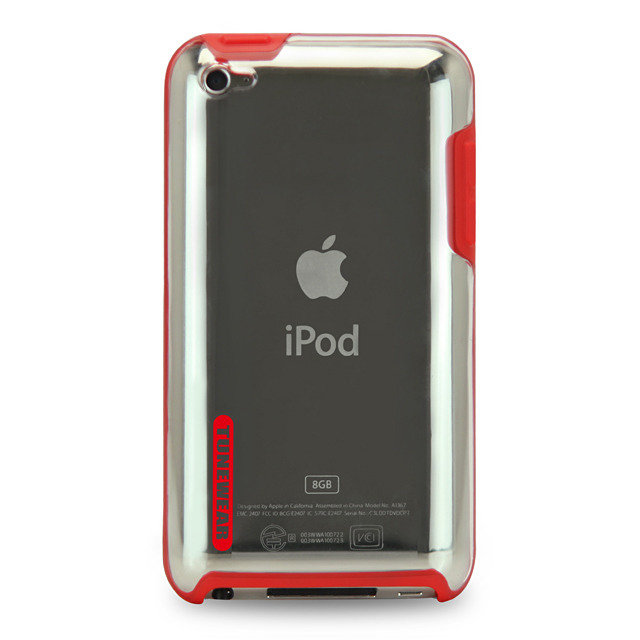 TUNESHELL RubbeFrame for iPod touch 4G レッド