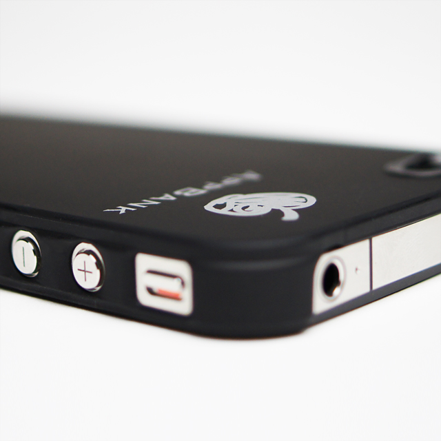 AppBankオリジナル エアージャケットセット for iPhone 4 (ブラック