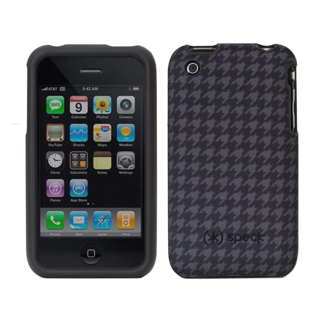 iPhone Fitted2 - Houndstooth Gray