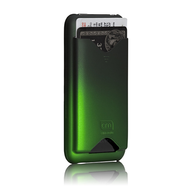 iPhone 3G / 3GS 専用 カードホルダー付ハードケース ID Case マット・ロイヤル・グリーン