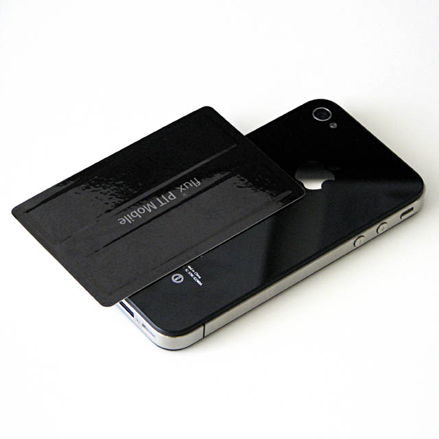 PIT-Mobile 干渉エラー防止シール ICカード収納型 iPhone ケース対応 「ピット・モバイル」/ブラック サブ画像