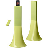 Parrot Zikmu by Philippe Starck Wireless Stereo Speakers (Sorbet Lime)
