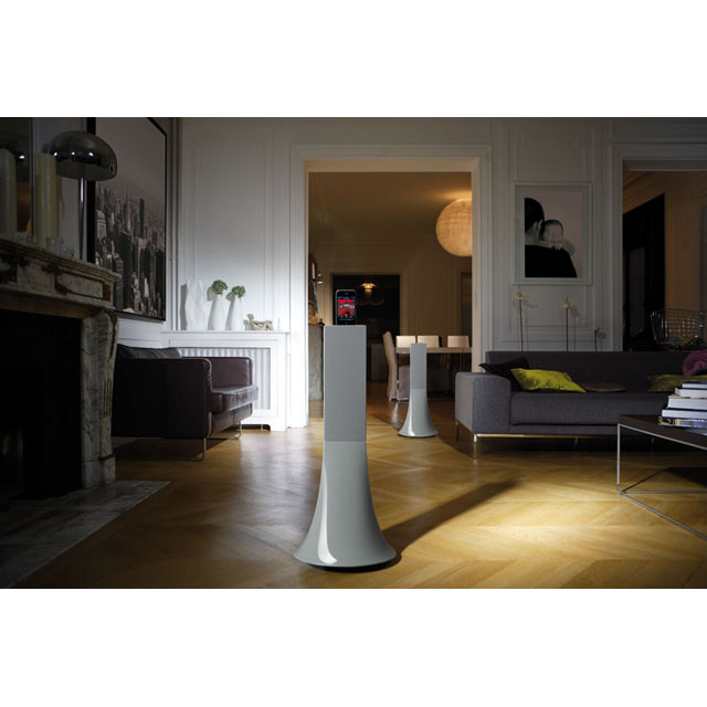 Parrot Zikmu by Philippe Starck Wireless Stereo Speakers (Pearl