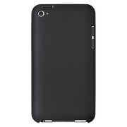 エアージャケットセット for iPod touch 4th(ラバーコーティングブラック)